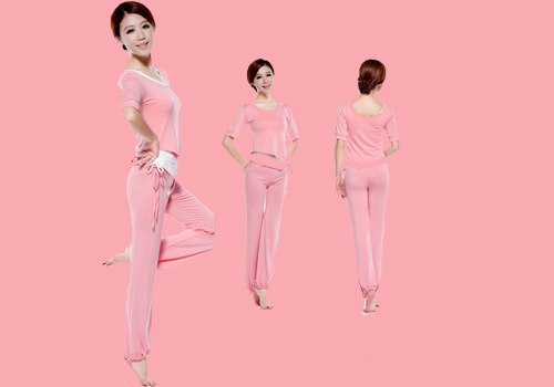 春夏兩季的新款瑜伽服三件套，全