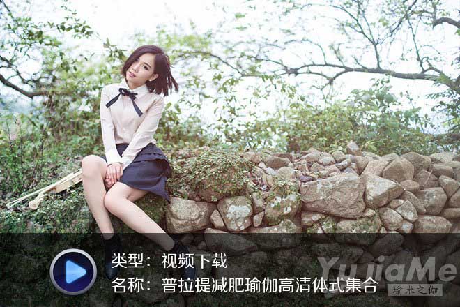 普拉提減肥瑜伽高清體式集合