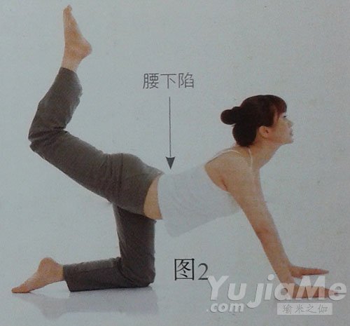 四足跪姿后抬腿錯誤動作2