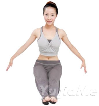 跪姿舞蹈者式1